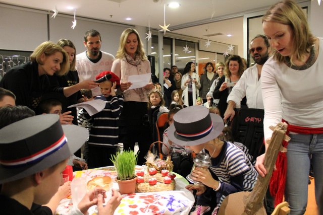 Traditional Christmas event at Mali dom-Zagreb